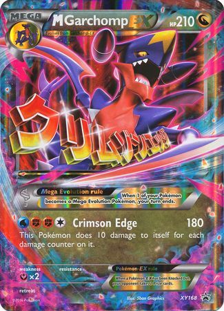 M Garchomp EX (XY168) (Jumbo Card) [XY: Black Star Promos] | Tables and Towers