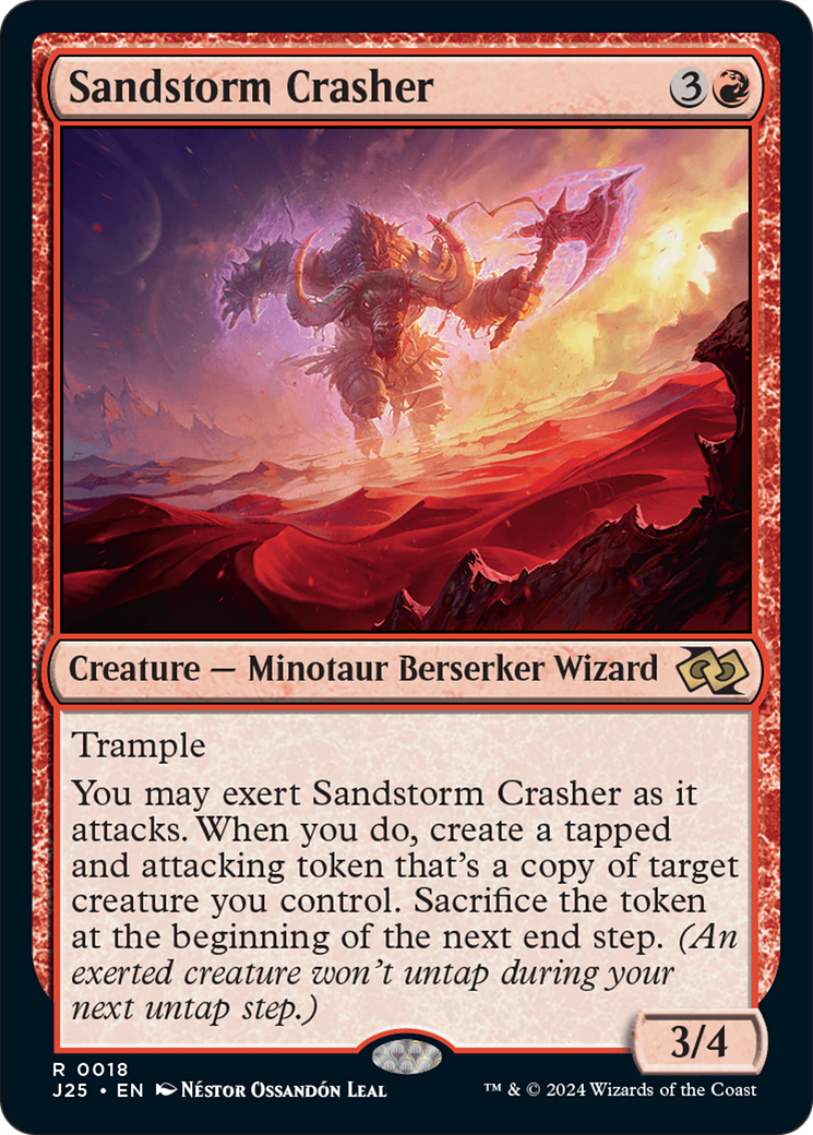 Sandstorm Crasher [Foundations Jumpstart] | Tables and Towers