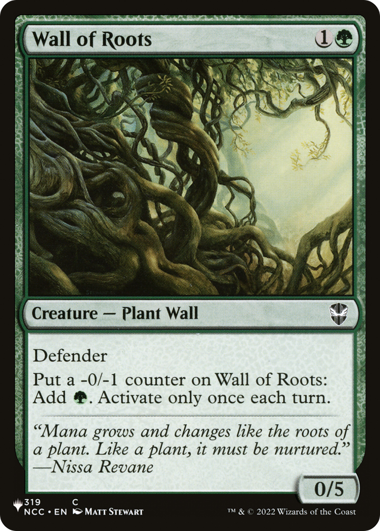 Wall of Roots [The List Reprints] | Tables and Towers