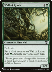 Wall of Roots [The List Reprints] | Tables and Towers