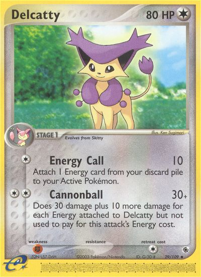 Delcatty (29/109) [EX: Ruby & Sapphire] | Tables and Towers