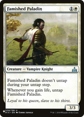 Famished Paladin [The List] | Tables and Towers