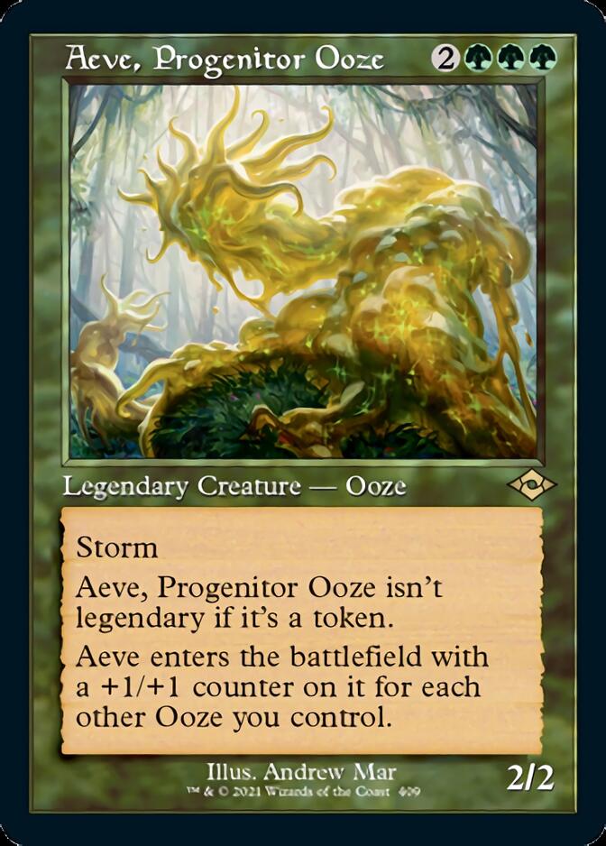 Aeve, Progenitor Ooze (Retro Foil Etched) [Modern Horizons 2] | Tables and Towers