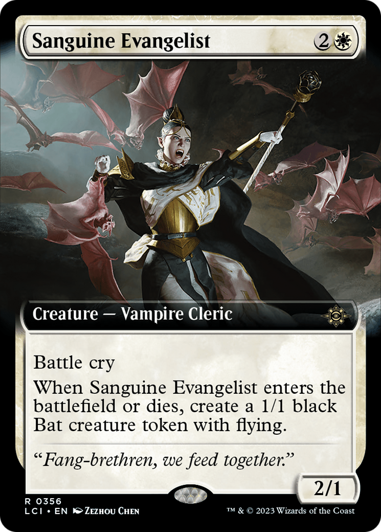 Sanguine Evangelist (Extended Art) [The Lost Caverns of Ixalan] | Tables and Towers