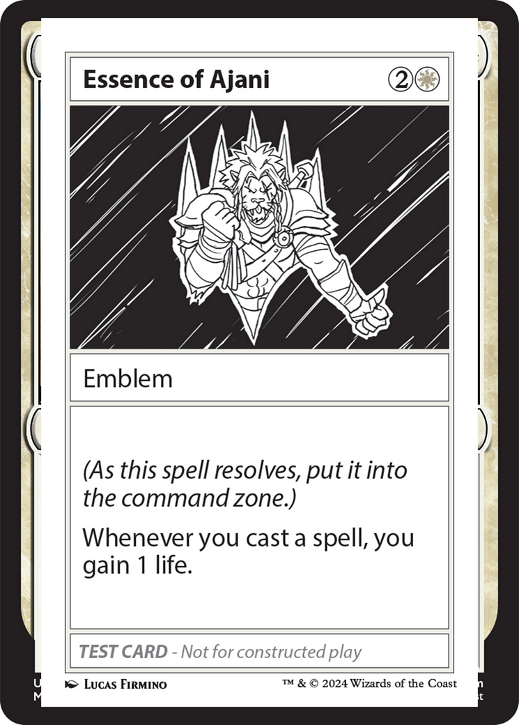 Essence of Ajani [Mystery Booster 2 Playtest Cards] | Tables and Towers