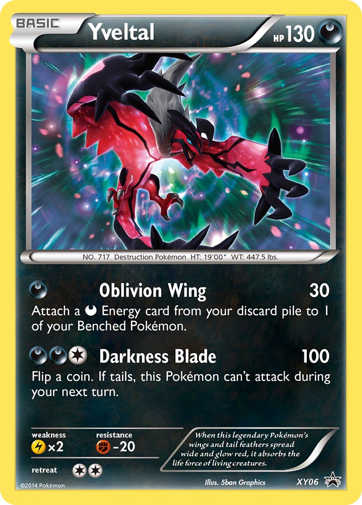 Yveltal (XY06) [XY: Black Star Promos] | Tables and Towers