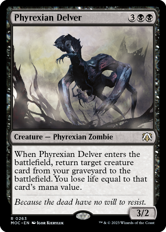 Phyrexian Delver [March of the Machine Commander] | Tables and Towers