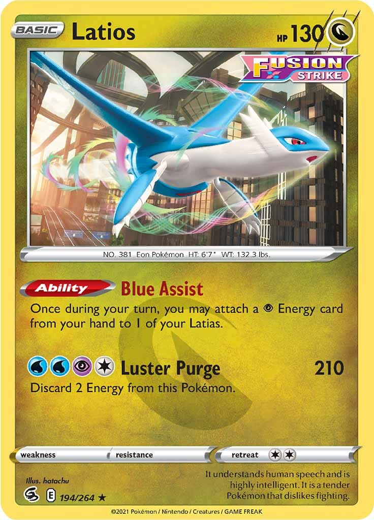 Latios (194/264) [Sword & Shield: Fusion Strike] | Tables and Towers