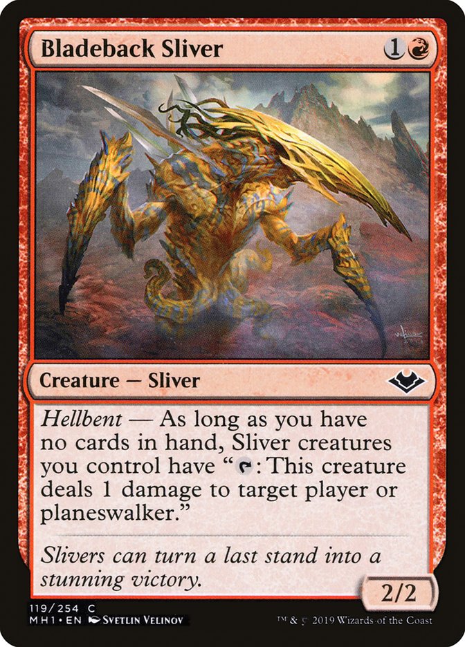 Bladeback Sliver [Modern Horizons] | Tables and Towers