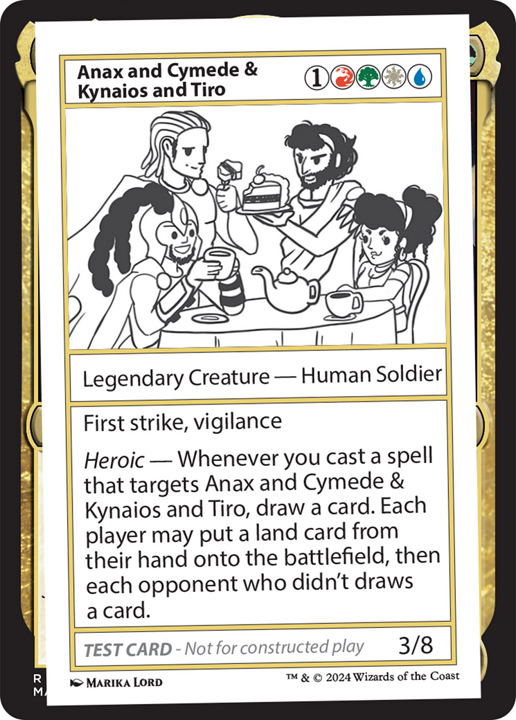 Anax and Cymede & Kynaios and Tiro [Mystery Booster 2 Playtest Cards] | Tables and Towers