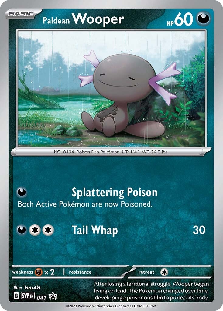 Paldean Wooper (041) [Scarlet & Violet: Black Star Promos] | Tables and Towers