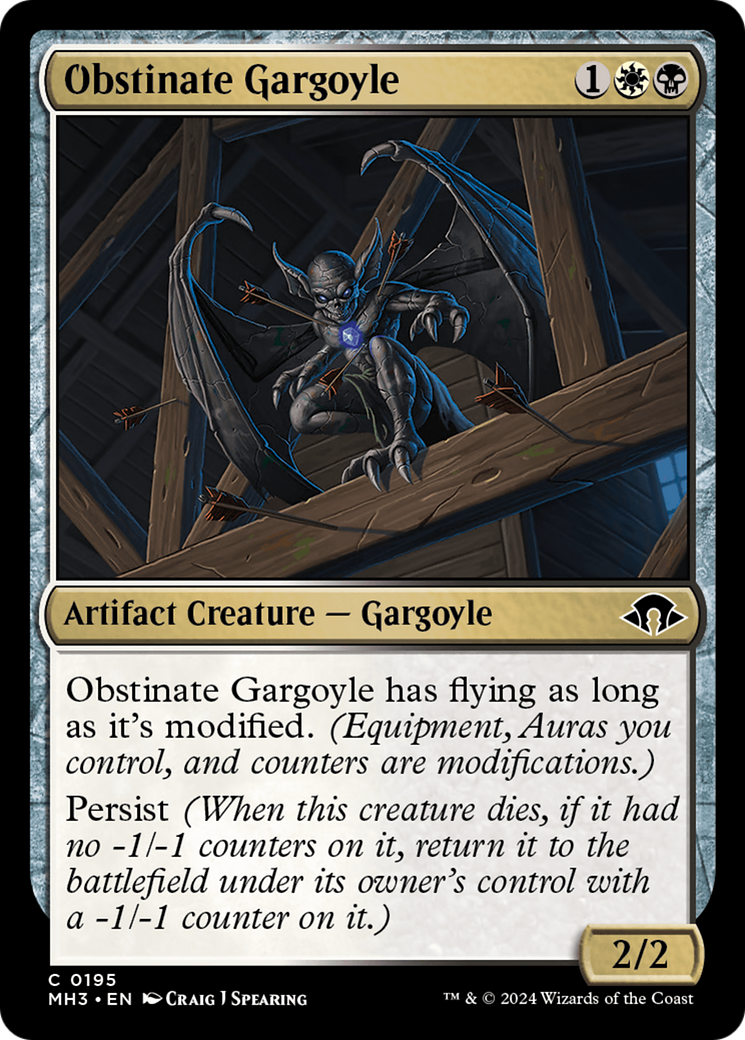 Obstinate Gargoyle [Modern Horizons 3] | Tables and Towers