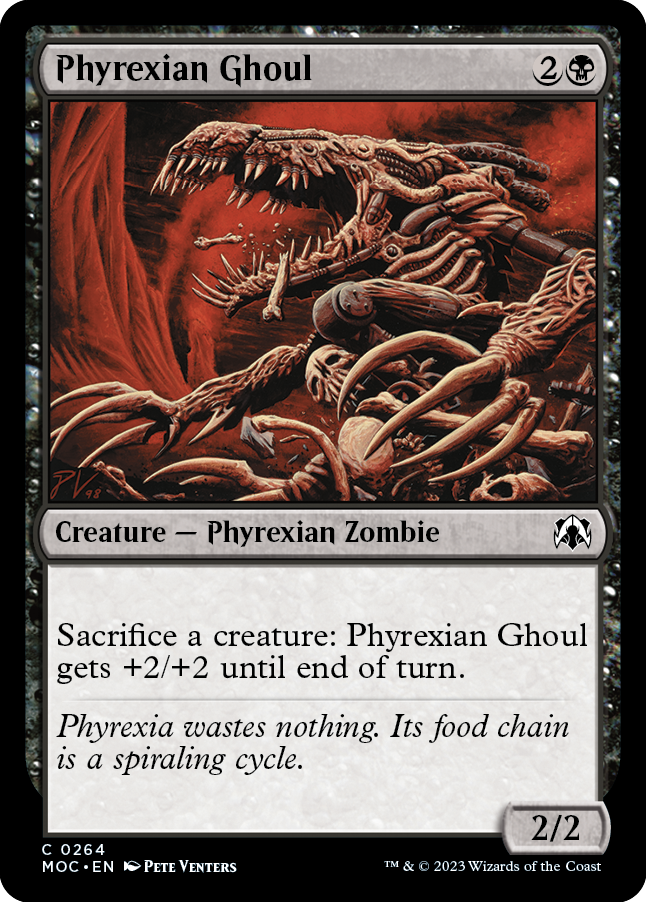 Phyrexian Ghoul [March of the Machine Commander] | Tables and Towers