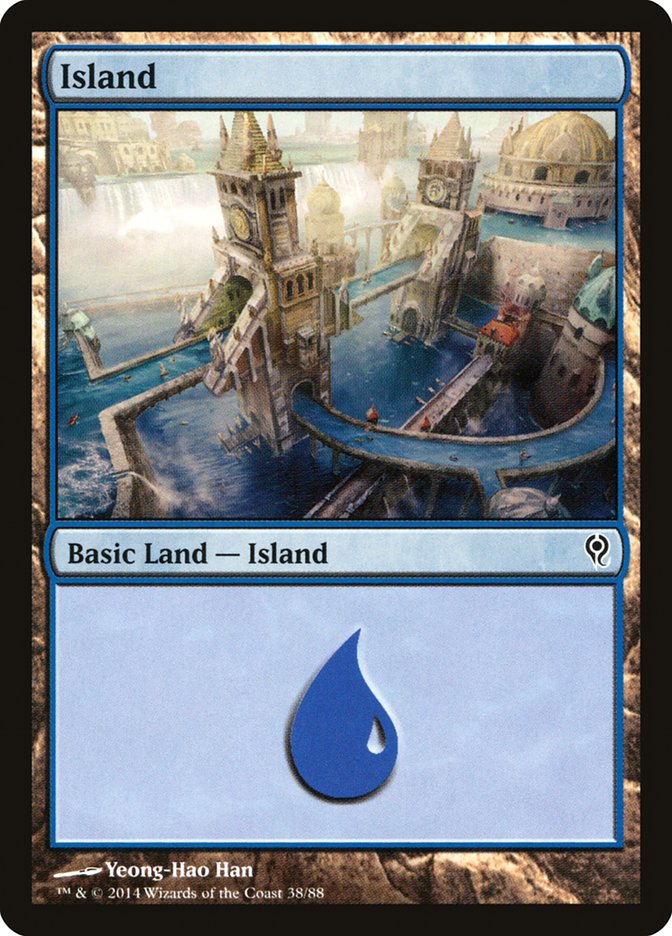 Island (38) [Duel Decks: Jace vs. Vraska] | Tables and Towers