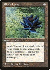 Black Lotus (Oversized) [Oversize Cards] | Tables and Towers