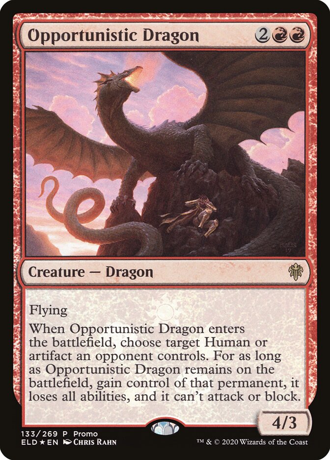 Opportunistic Dragon [Resale Promos] | Tables and Towers