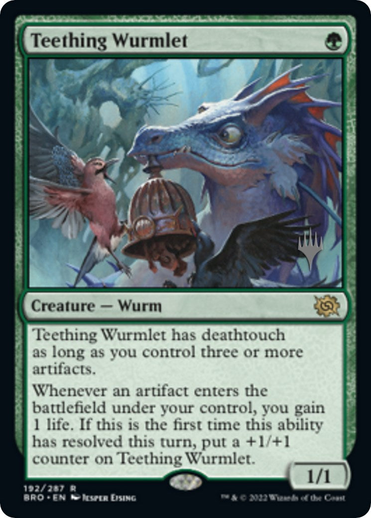 Teething Wurmlet (Promo Pack) [The Brothers' War Promos] | Tables and Towers