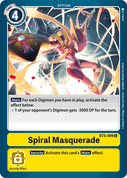 Spiral Masquerade [BT5-099] [Battle of Omni] | Tables and Towers