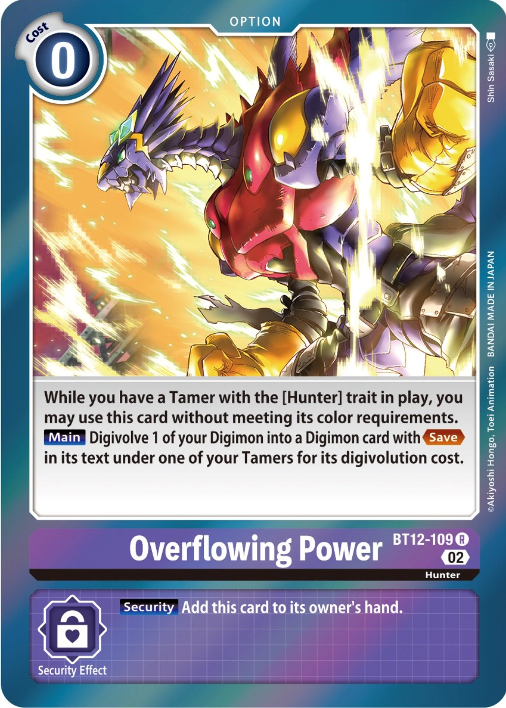 Overflowing Power [BT12-109] [Across Time] | Tables and Towers