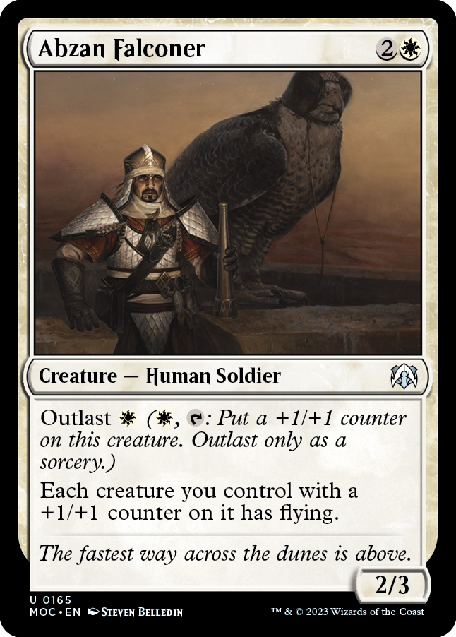 Abzan Falconer [March of the Machine Commander] | Tables and Towers