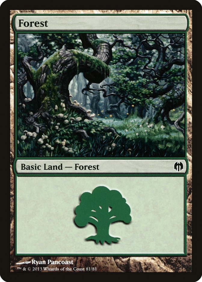 Forest (81) [Duel Decks: Heroes vs. Monsters] | Tables and Towers