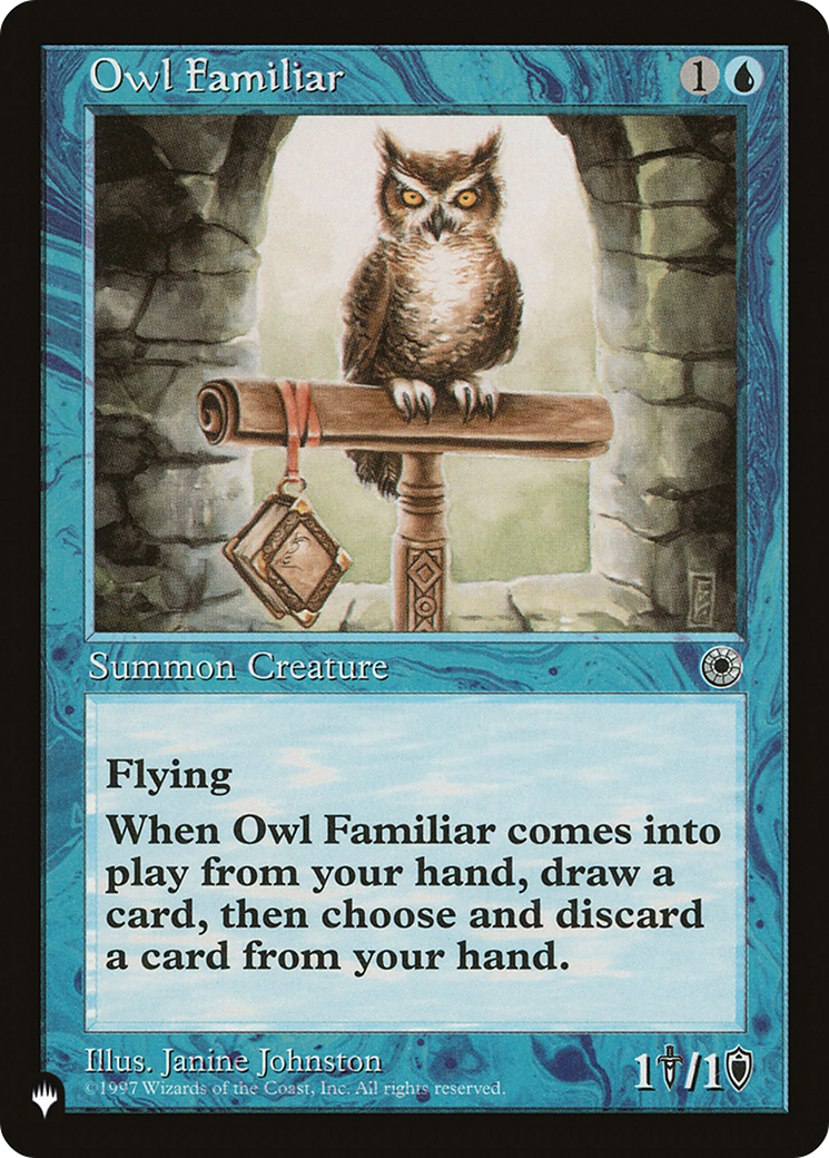 Owl Familiar [The List Reprints] | Tables and Towers