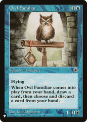 Owl Familiar [The List Reprints] | Tables and Towers