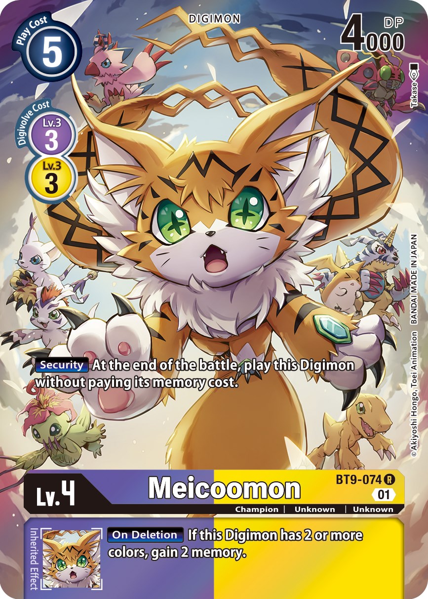 Meicoomon [BT9-074] (Alternate Art) [X Record] | Tables and Towers