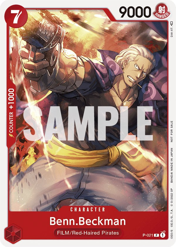 Benn.Beckman (One Piece Film Red) [One Piece Promotion Cards] | Tables and Towers