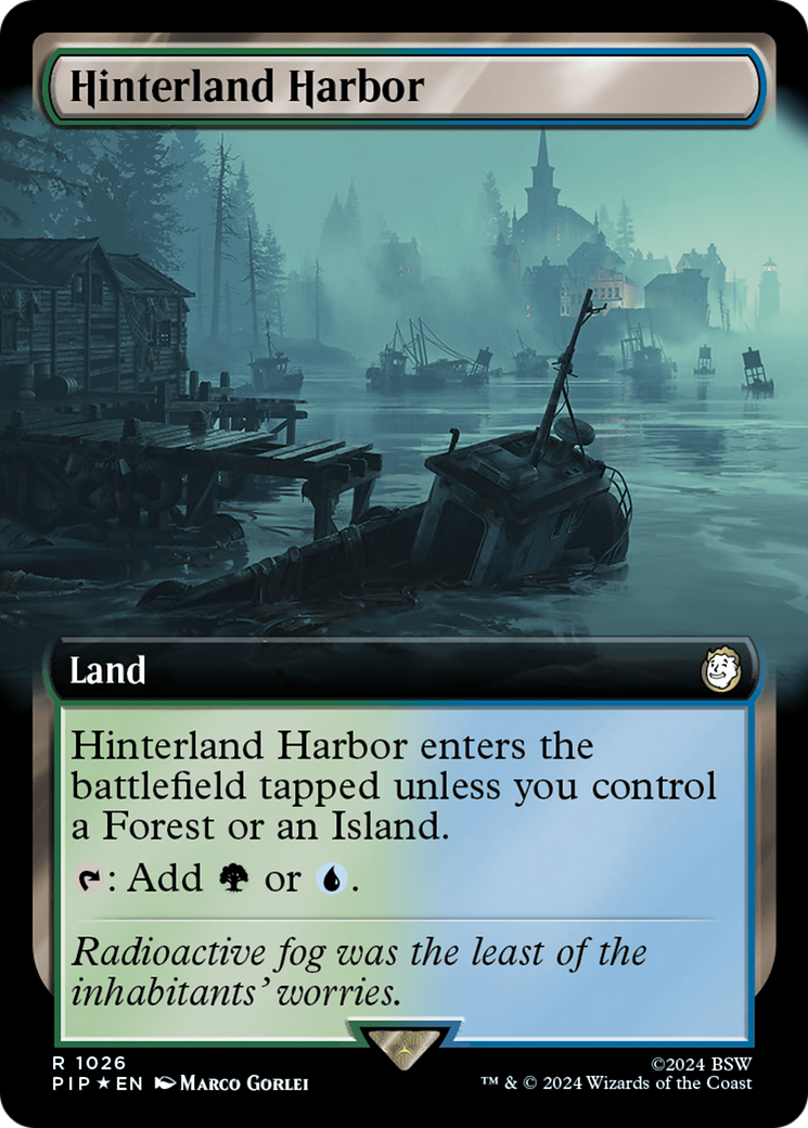 Hinterland Harbor (Extended Art) (Surge Foil) [Fallout] | Tables and Towers