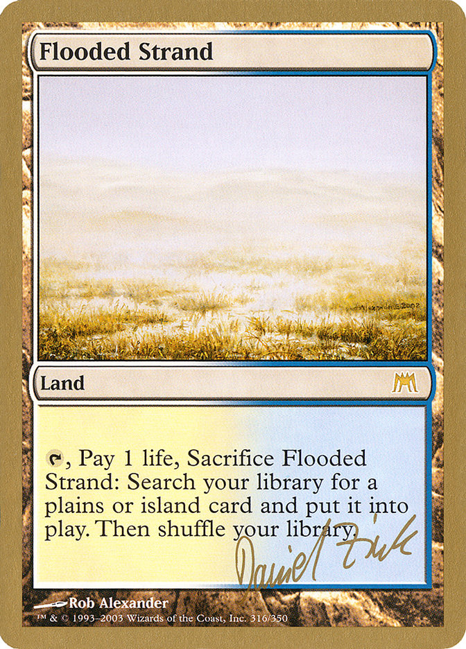 Flooded Strand (Daniel Zink) [World Championship Decks 2003] | Tables and Towers