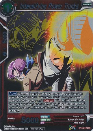 Intensifying Power Trunks (Event Pack 3 - 2019) (BT4-012_PR) [Promotion Cards] | Tables and Towers