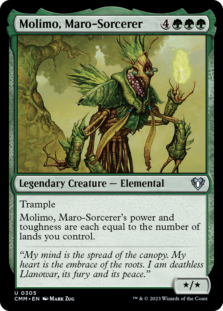 Molimo, Maro-Sorcerer [Commander Masters] | Tables and Towers