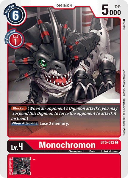 Monochromon [BT5-012] [Battle of Omni] | Tables and Towers