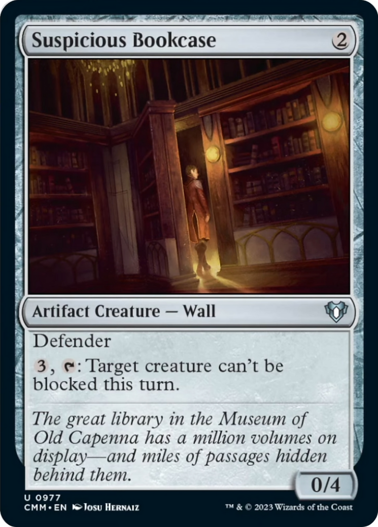 Suspicious Bookcase [Commander Masters] | Tables and Towers