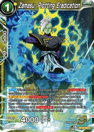 Zamasu, Plotting Eradication (BT16-090) [Realm of the Gods] | Tables and Towers