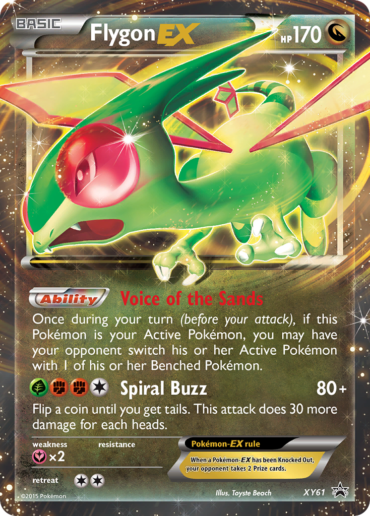 Flygon EX (XY61) [XY: Black Star Promos] | Tables and Towers