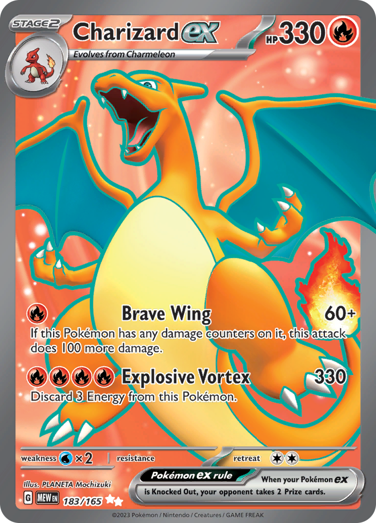 Charizard ex (183/165) [Scarlet & Violet: 151] | Tables and Towers