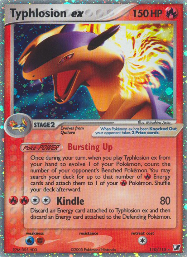 Typhlosion ex (110/115) [EX: Unseen Forces] | Tables and Towers