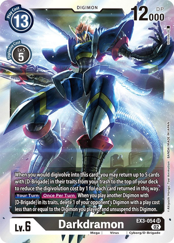 Darkdramon [EX3-054] [Draconic Roar] | Tables and Towers