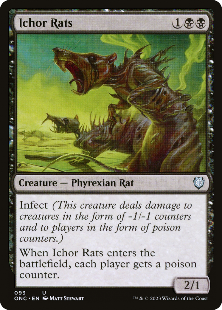 Ichor Rats [Phyrexia: All Will Be One Commander] | Tables and Towers