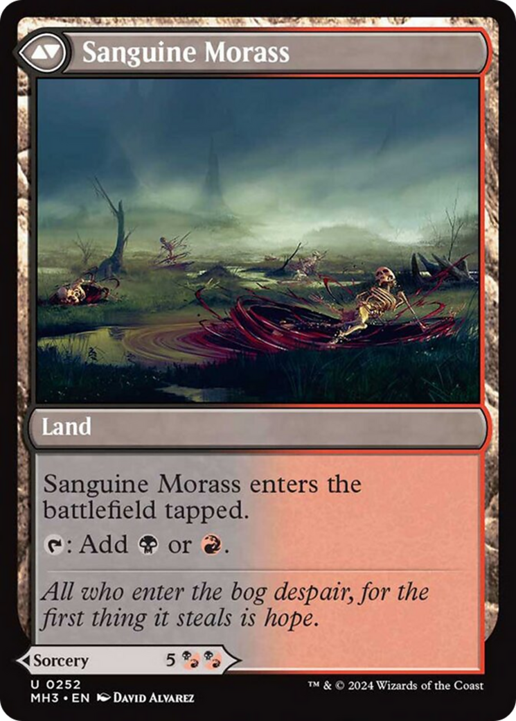 Bloodsoaked Insight // Sanguine Morass [Modern Horizons 3] | Tables and Towers