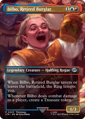 Bilbo, Retired Burglar (Borderless Alternate Art) [The Lord of the Rings: Tales of Middle-Earth] | Tables and Towers