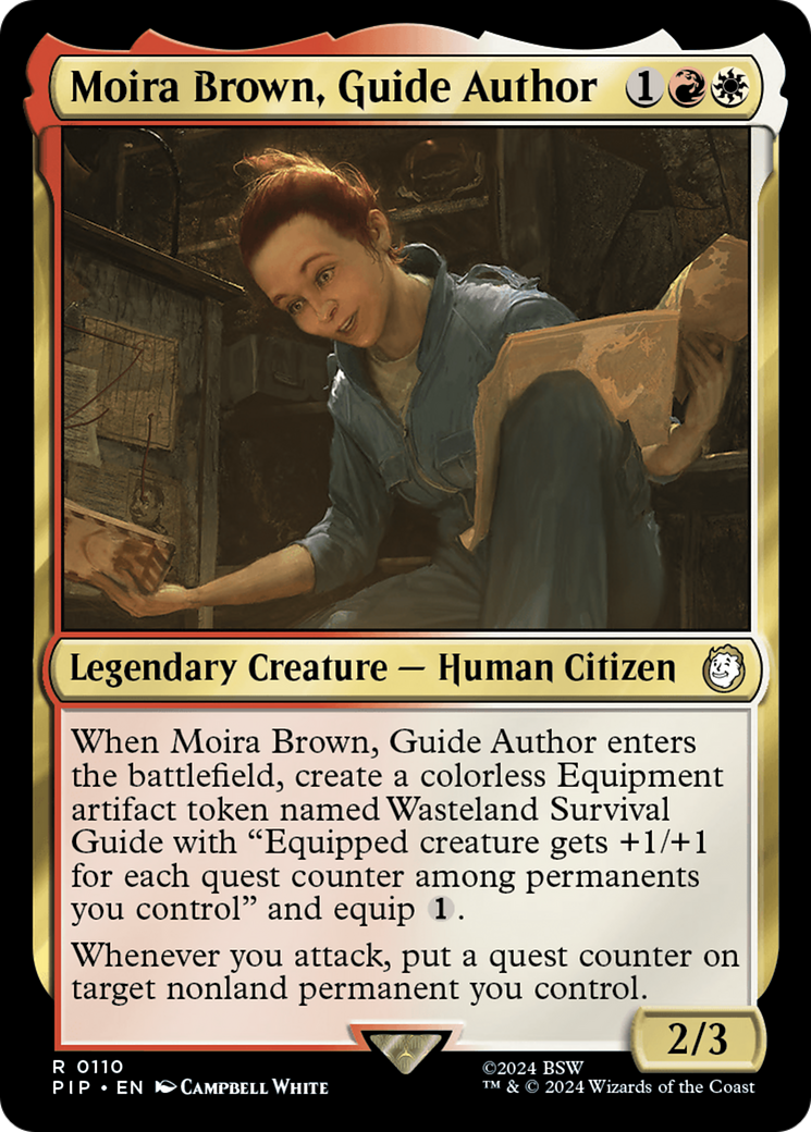 Moira Brown, Guide Author [Fallout] | Tables and Towers