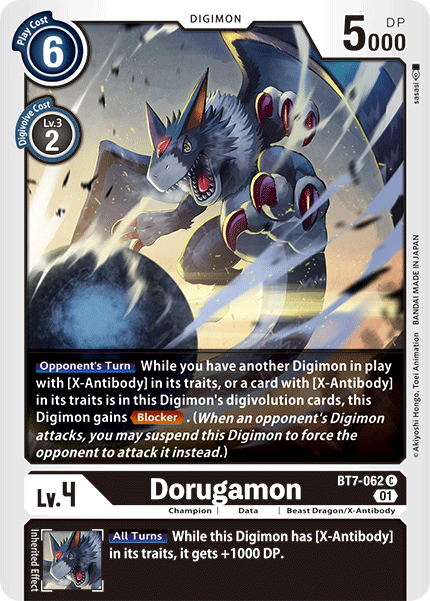 Dorugamon [BT7-062] [Next Adventure] | Tables and Towers