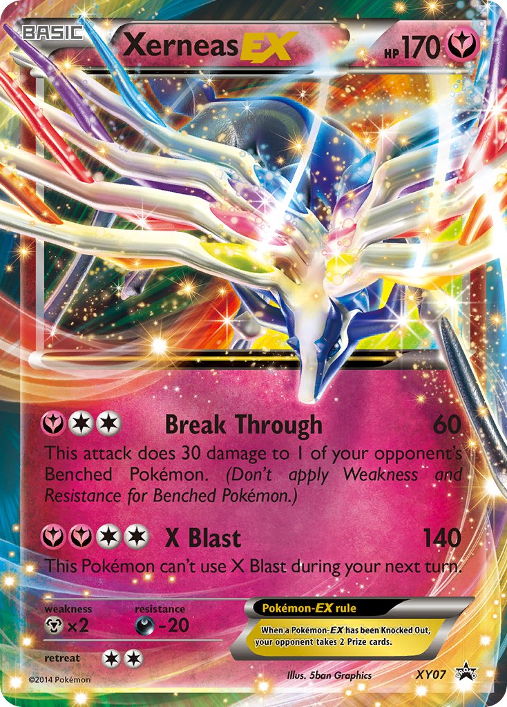 Xerneas EX (XY07) [XY: Black Star Promos] | Tables and Towers