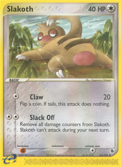 Slakoth (45/109) [EX: Ruby & Sapphire] | Tables and Towers