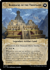 Thousand Moons Smithy (Extended Art) // Barracks of the Thousand [The Lost Caverns of Ixalan] | Tables and Towers