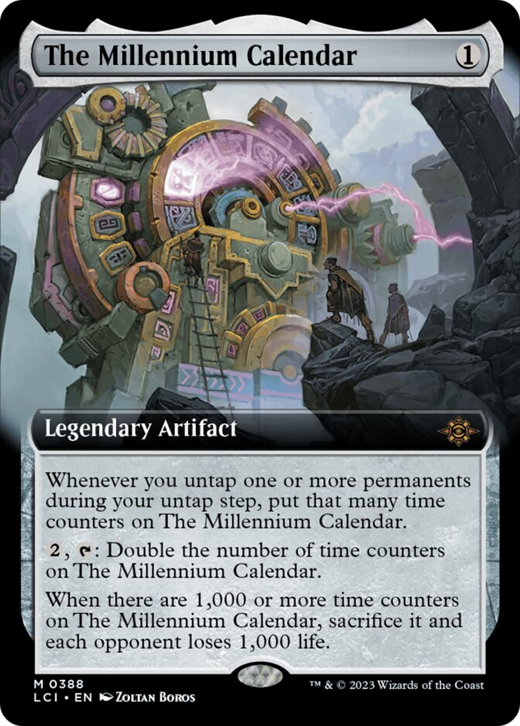 The Millennium Calendar (Extended Art) [The Lost Caverns of Ixalan] | Tables and Towers