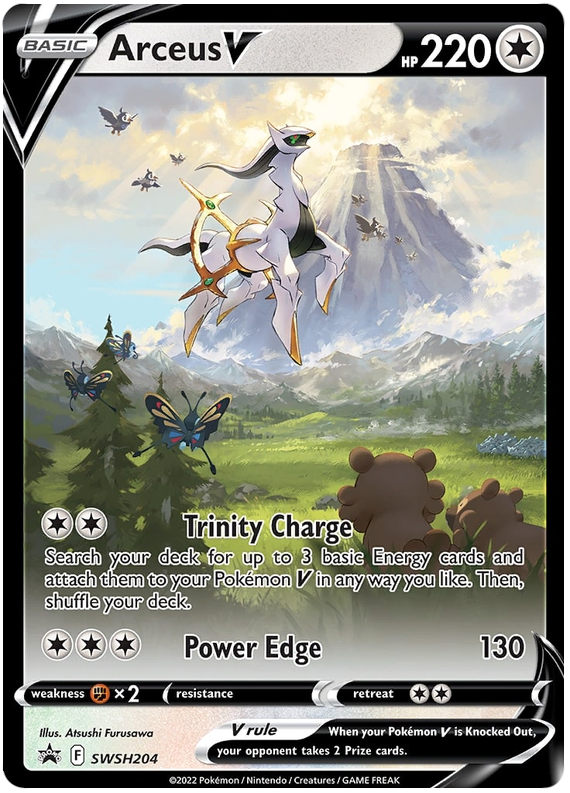 Arceus V (SWSH204) [Sword & Shield: Black Star Promos] | Tables and Towers